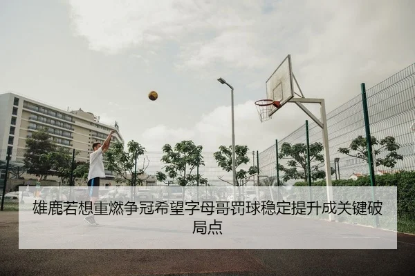 雄鹿若想重燃争冠希望字母哥罚球稳定提升成关键破局点